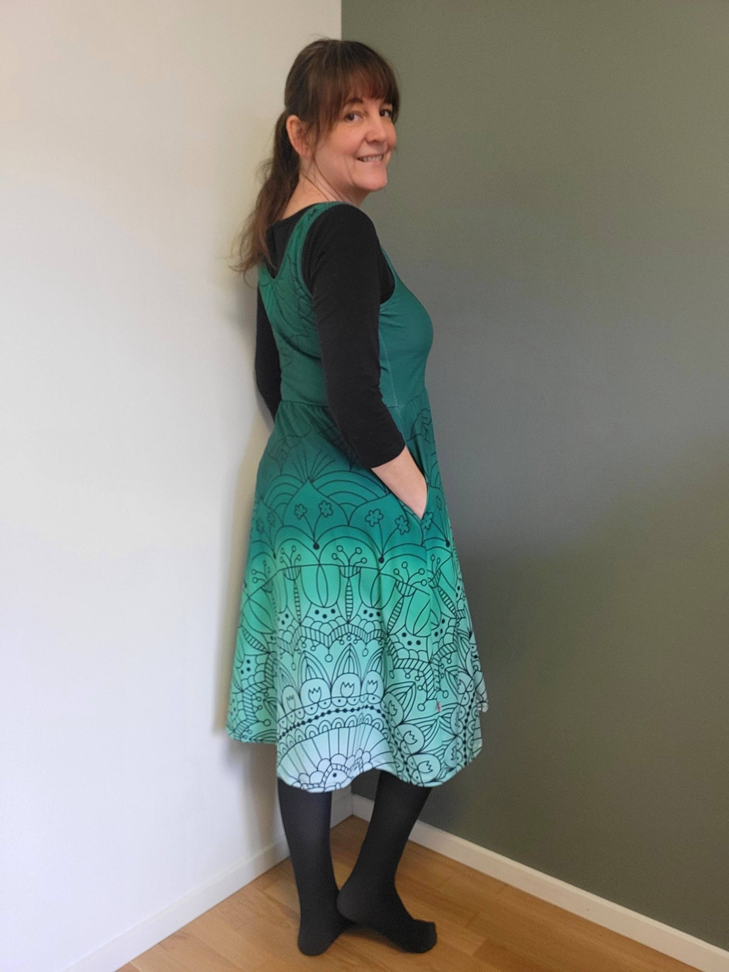 Everyday Summer Dress Strl 34-56 PDF-mönster