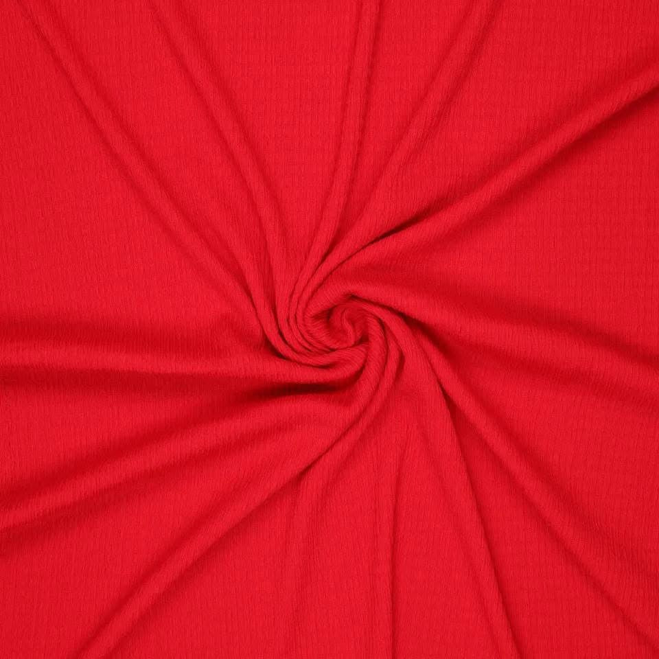 Smockad jersey Röd