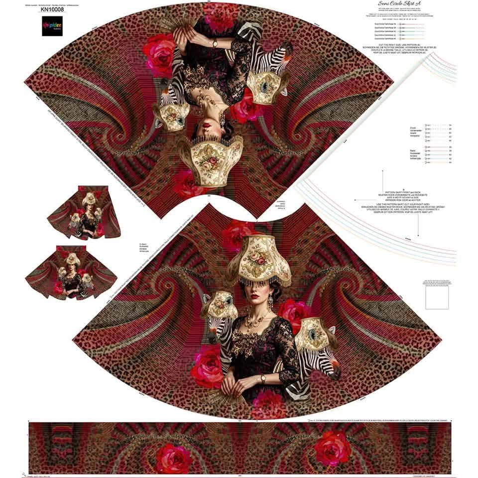 Kjolpanel Baroque Glow