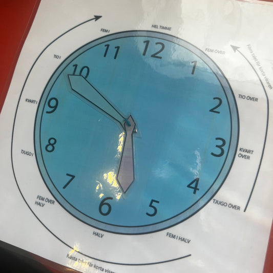 Klocka att skriva ut