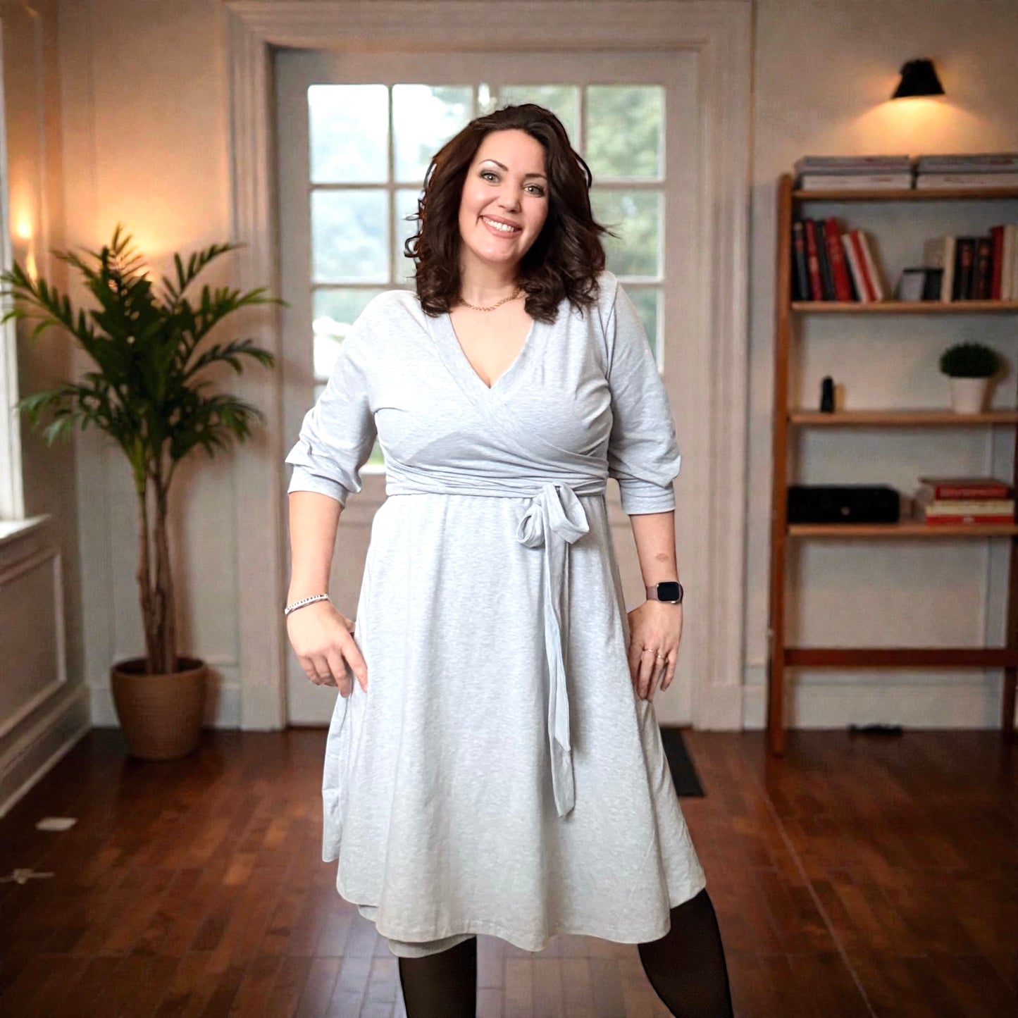 Wow Wrap Dress Strl 34-56 PDF-mönster