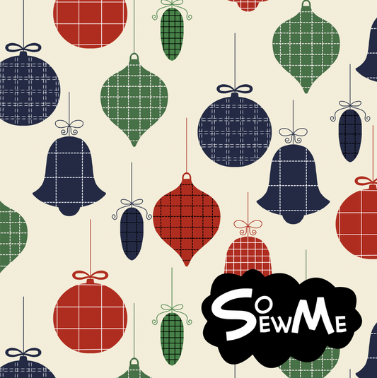 Retro Ornaments Creme TRYCKS PÅ BESTÄLLNING