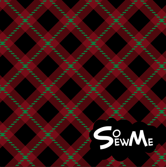 Christmas Plaid No 3 TRYCKS PÅ BESTÄLLNING