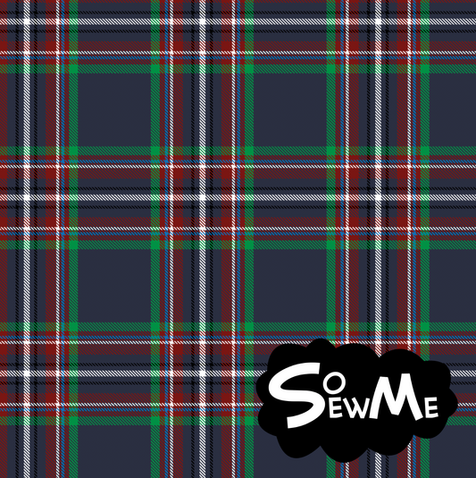 Tartan Navy TRYCKS PÅ BESTÄLLNING