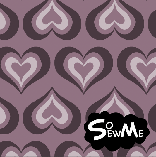 Trad Hearts Purple DROPSHIPPING BESTSELLER