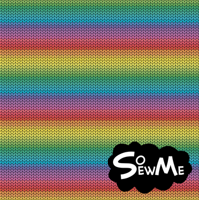 Knit Ombre Rainbow TRYCKS PÅ BESTÄLLNING Bokas till och med 10/12 23