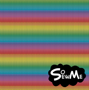 Knit Ombre Rainbow TRYCKS PÅ BESTÄLLNING Bokas till och med 10/12 23