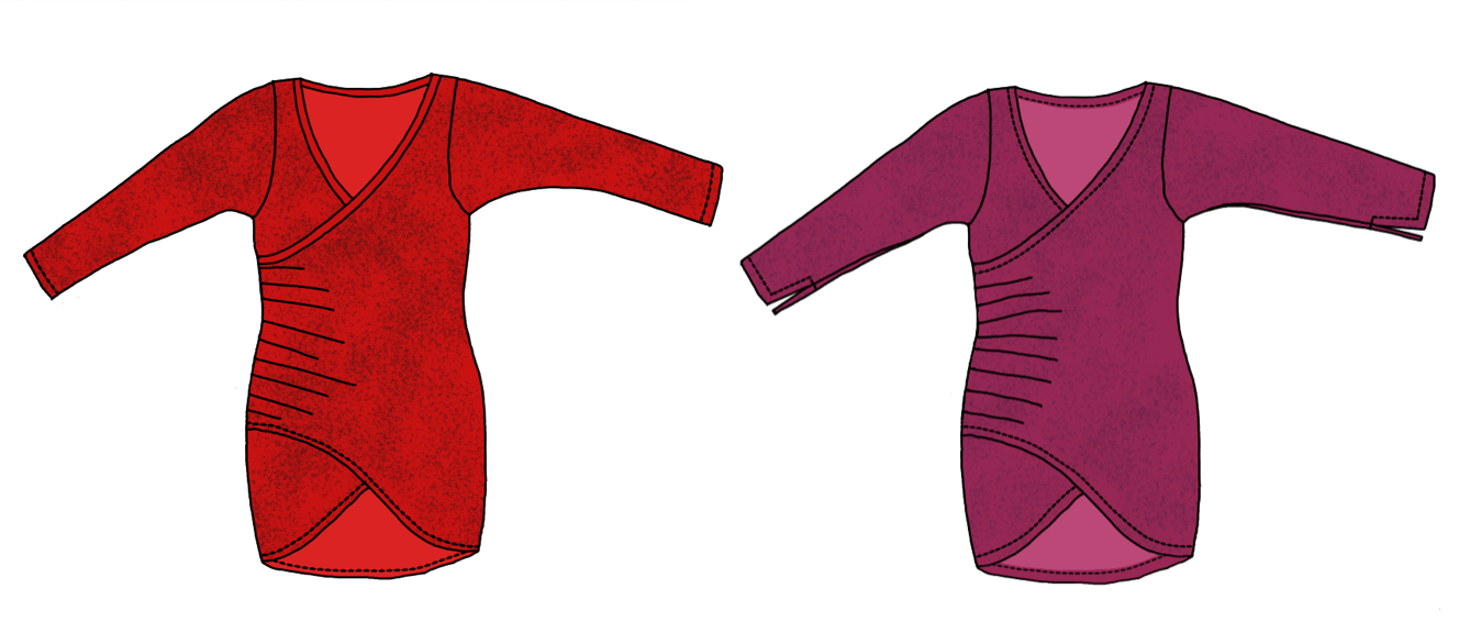 Festive Frolic Dress Strl 34-56 PDF-mönster