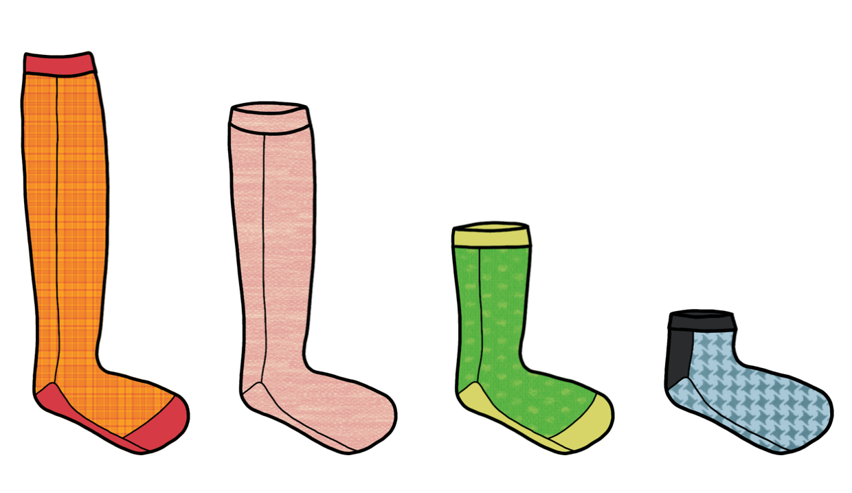 The Sock Squad Strl 17-48 PDF-mönster