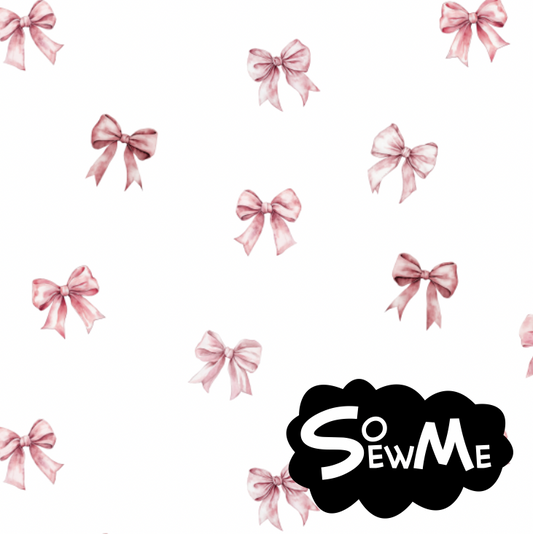 Bows White Pink TRYCKS PÅ BESTÄLLNING AUG/SEPT 2025