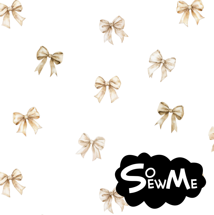 Bows White Beige TRYCKS PÅ BESTÄLLNING AUG/SEPT 2025