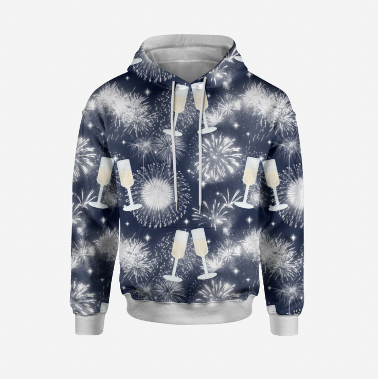 Nyår med skål Marin TRYCKS PÅ BESTÄLLNING NOV/DEC 2025