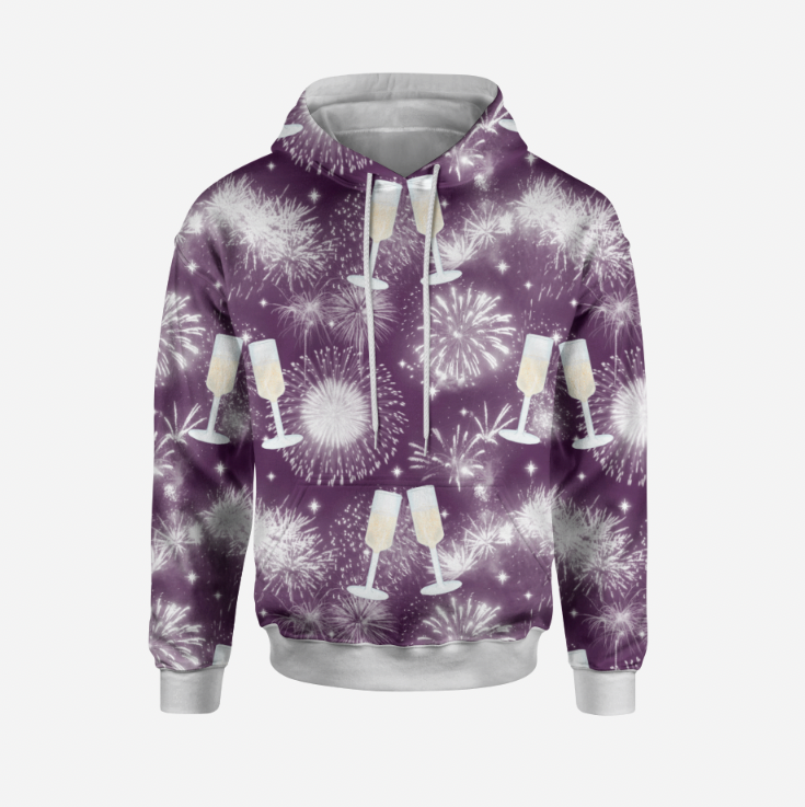 Nyår med skål LilaTRYCKS PÅ BESTÄLLNING NOV/DEC 2025