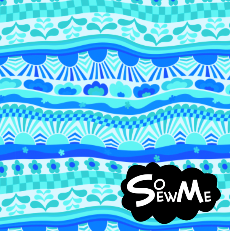 70s Sunset Blue TRYCKS PÅ BESTÄLLNING FEB-MARS 2026