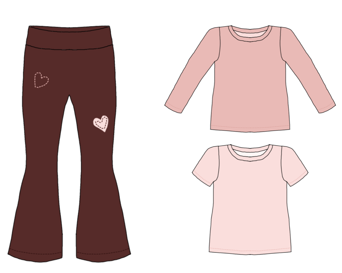 Tween Uniform Strl 92-164 Pappersmönster FÖRHANDSBOKNING