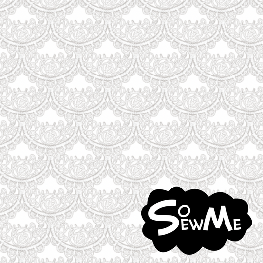 Mermaid Lace All White TRYCKS PÅ BESTÄLLNING MARS-MAJ 2026