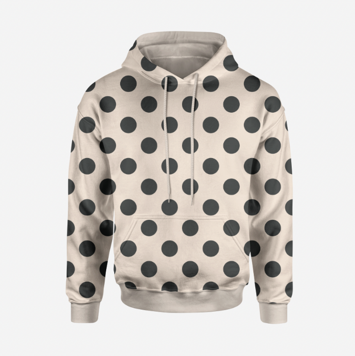 Winter Big Dots Charcoal TRYCKS PÅ BESTÄLLNING OKT-DEC 2026
