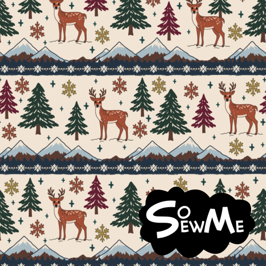 Winter Folk Cream TRYCKS PÅ BESTÄLLNING OKT-DEC 2026