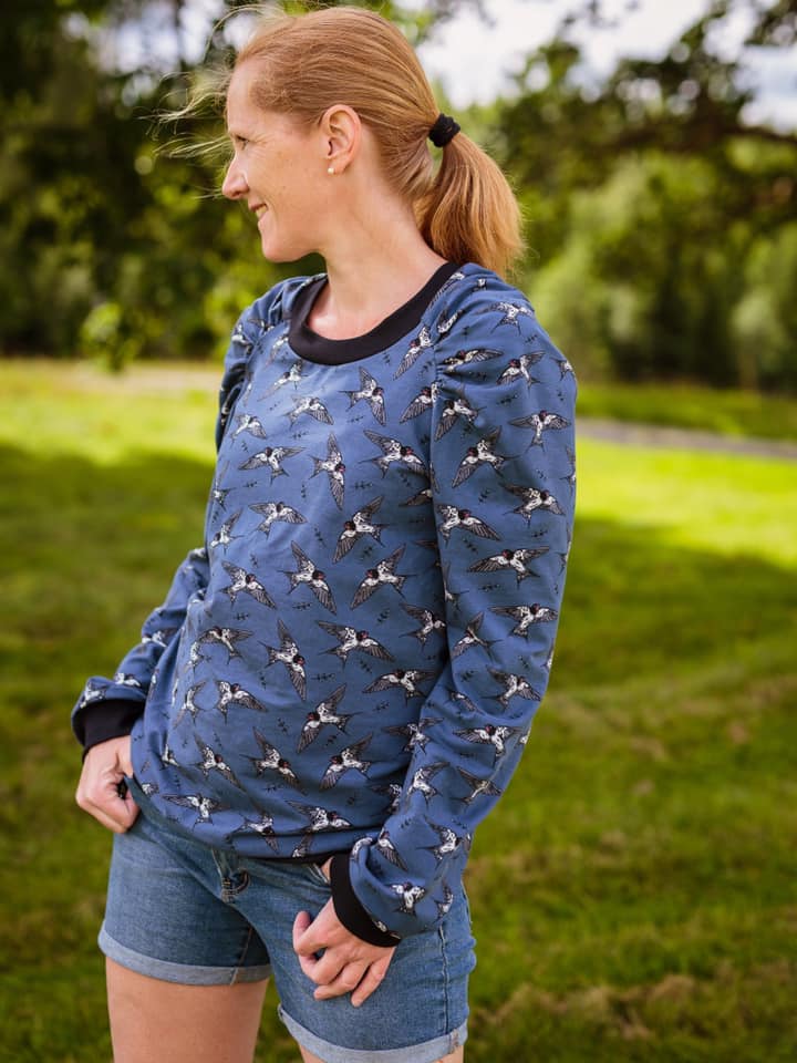 The Shoulder Shirt Strl 34-56 PDF-mönster