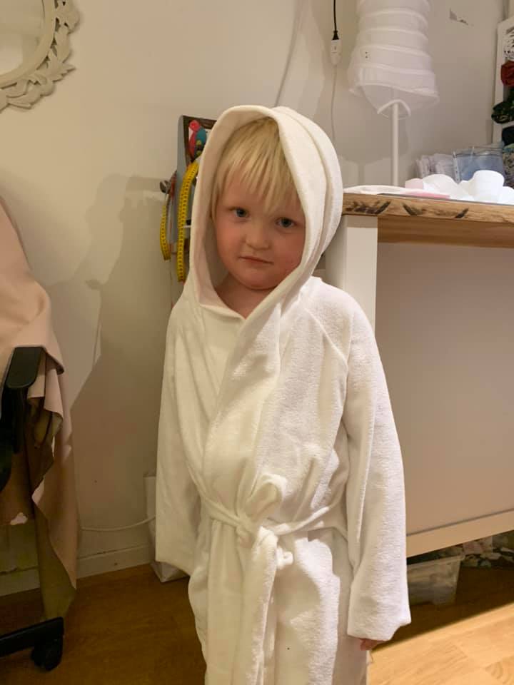 Rocket Robes strl 74-170 Pappersmönster