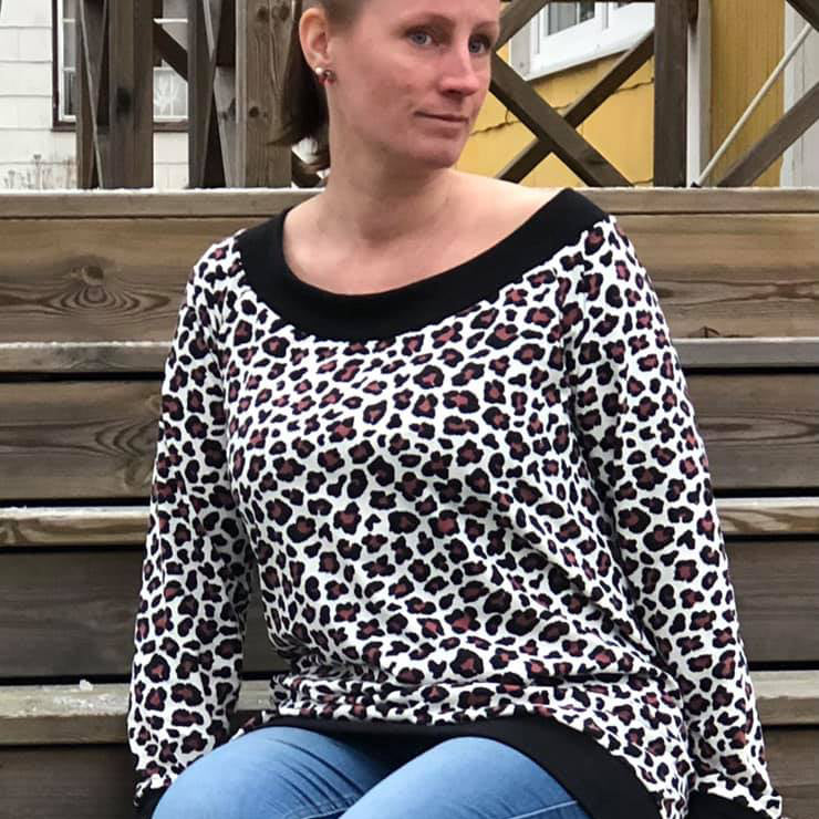 Off my Shoulders Strl 34-56 PDF-mönster