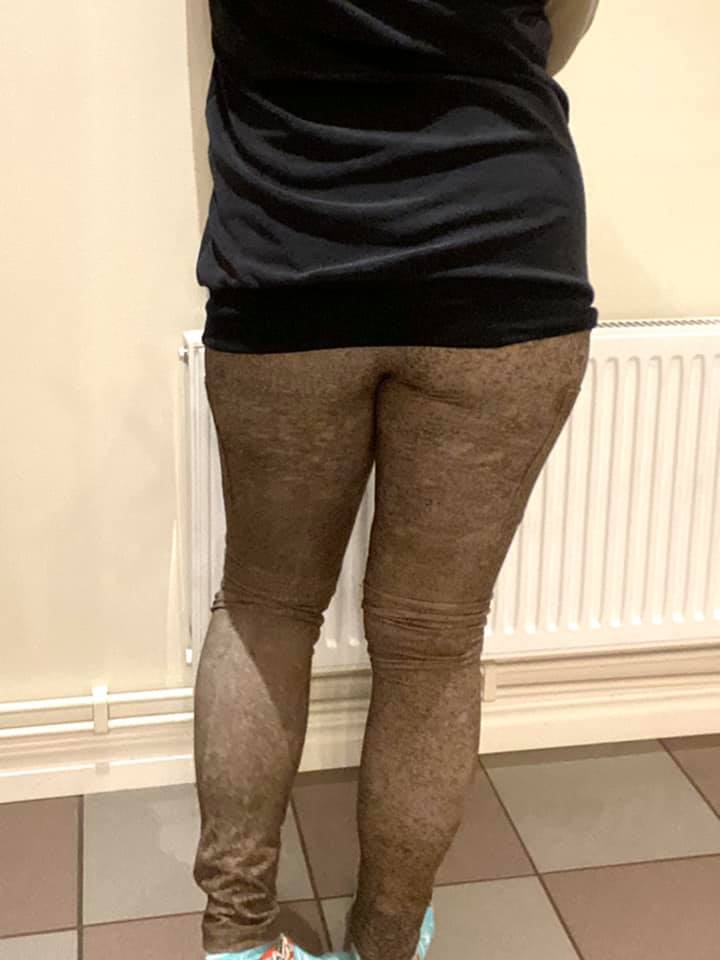 THE Leggings Strl 34-56 Pappersmönster