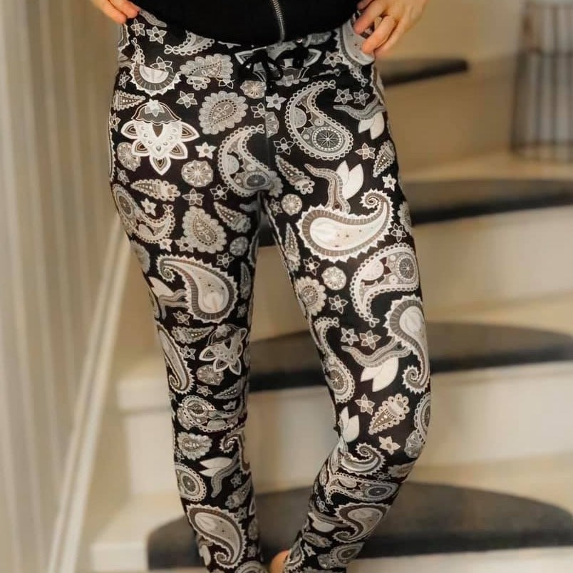 THE Leggings Strl 34-56 Pappersmönster