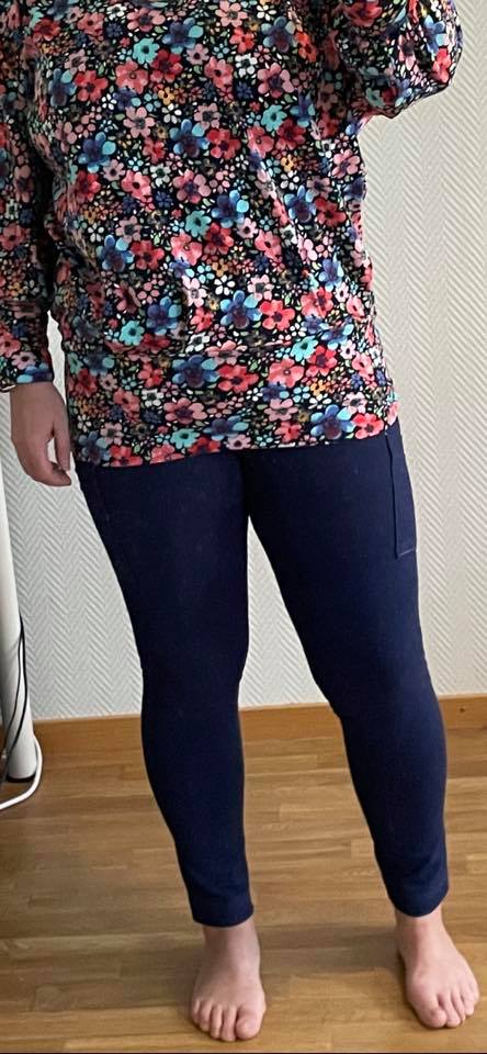 THE Leggings Strl 34-56 Pappersmönster