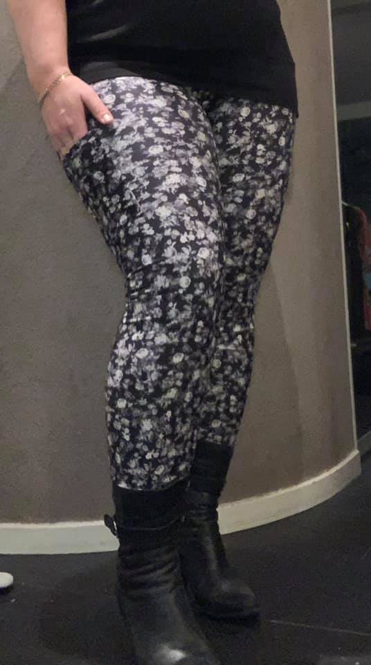 THE Leggings Strl 34-56 Pappersmönster