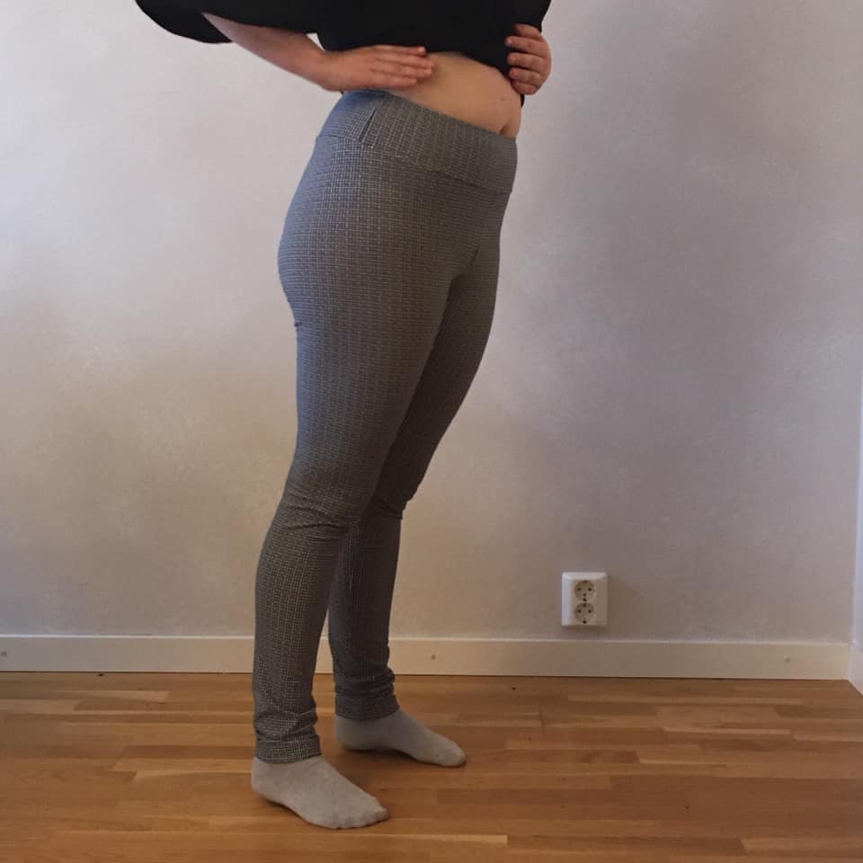 THE Leggings Strl 34-56 Pappersmönster