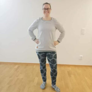 THE Leggings Strl 34-56 Pappersmönster