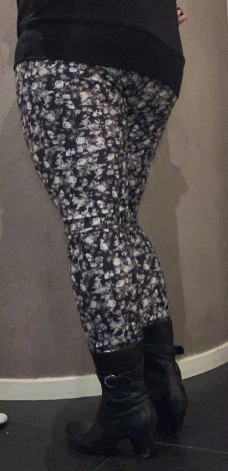 THE Leggings Strl 34-56 Pappersmönster