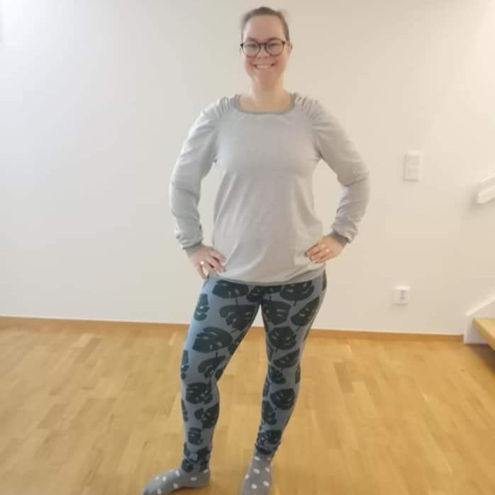 THE Leggings Strl 34-56 Pappersmönster