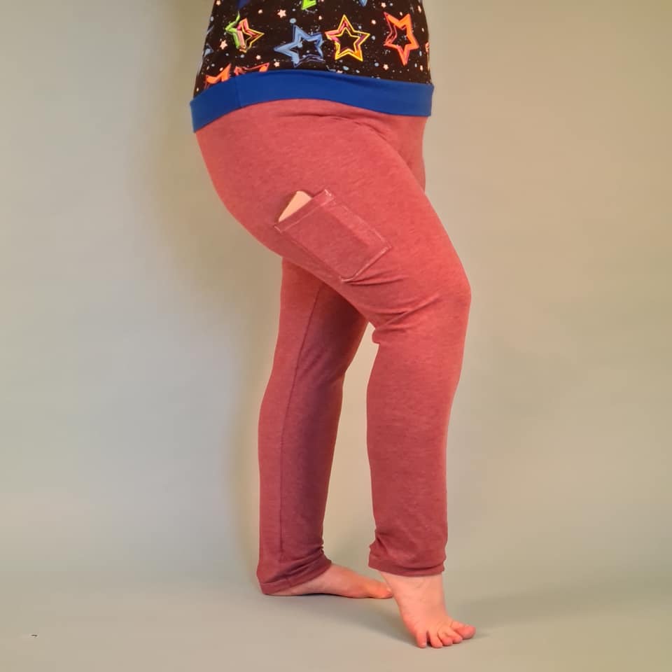 THE Leggings Strl 34-56 Pappersmönster