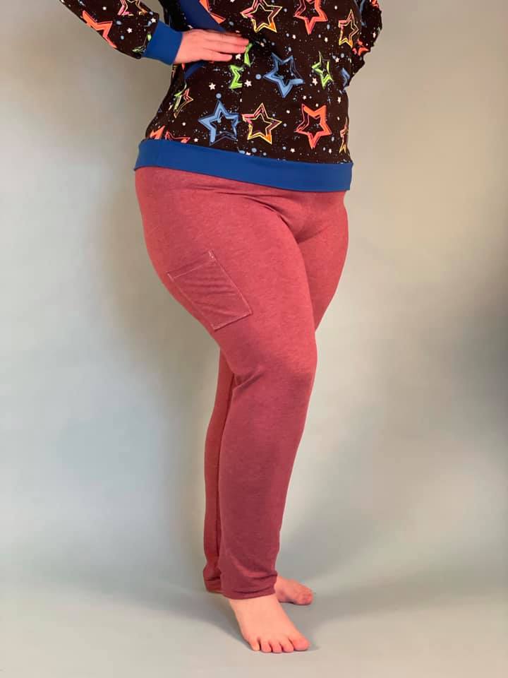THE Leggings Strl 34-56 Pappersmönster