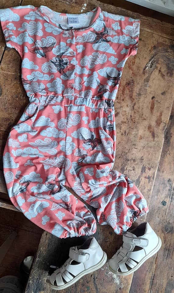 Lilla E Cutie Jumpsuit Strl 92-164 PDF-mönster