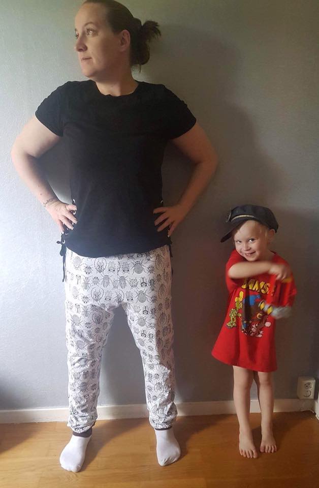 Easy Peasy Pants Adult strl XXS-XXXL Pappersmönster