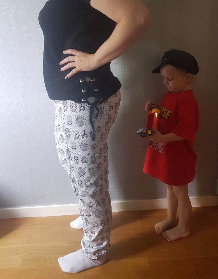 Easy Peasy Pants Adult strl XXS-XXXL Pappersmönster