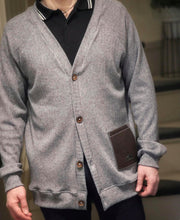 Those BaumwULLE Cardigans Herr Strl 2XS-5XL Pappersmönster