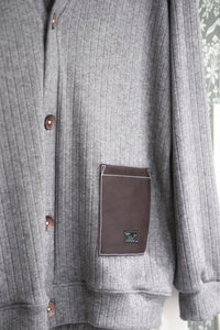 Those BaumwULLE Cardigans Herr Strl 2XS-5XL Pappersmönster