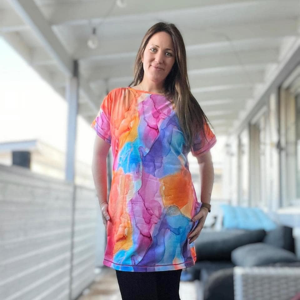 Umbrella Drink Dress Strl 34-56 PDF-mönster