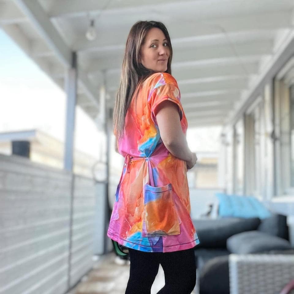 Umbrella Drink Dress Strl 34-56 PDF-mönster