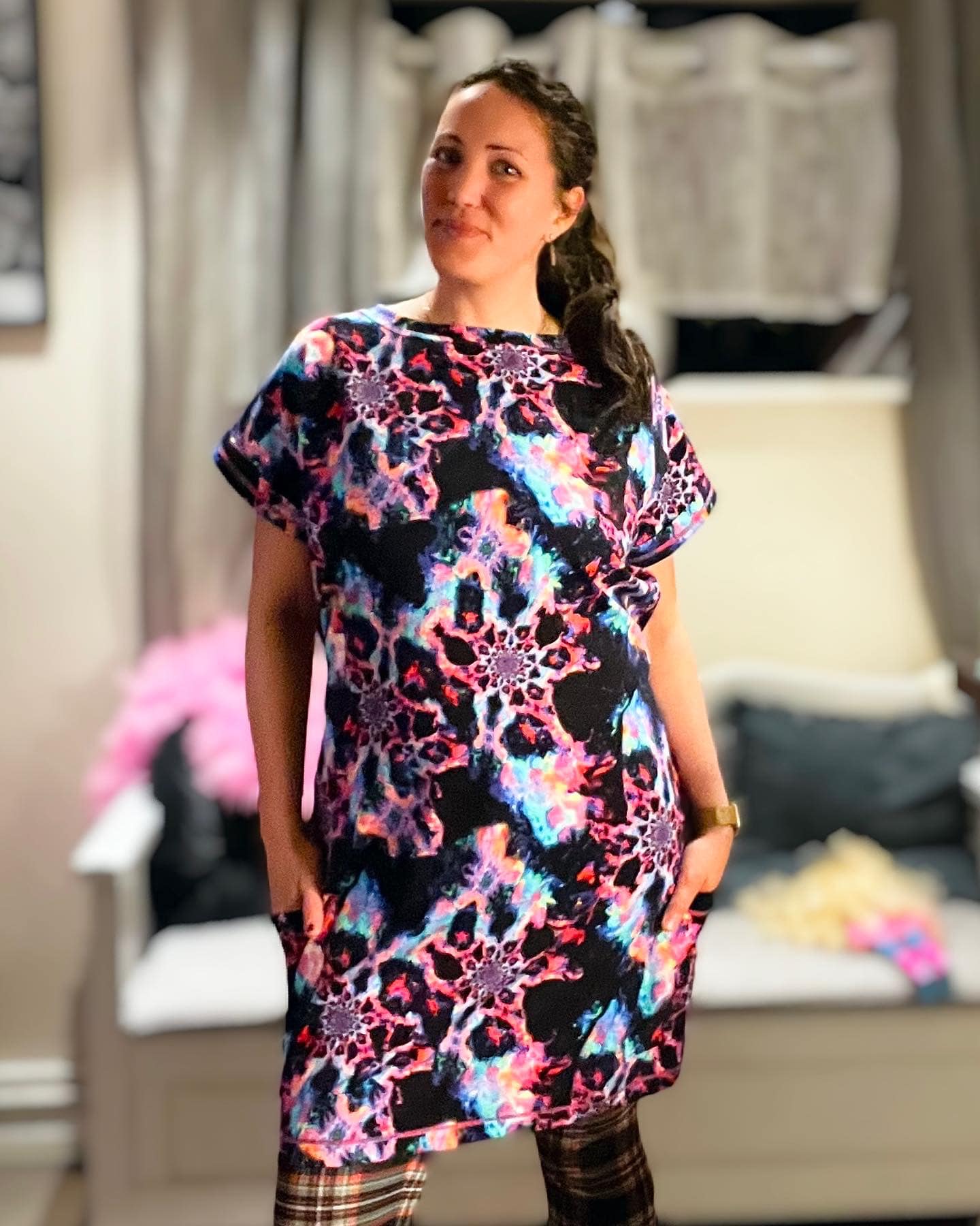 Umbrella Drink Dress Strl 34-56 PDF-mönster