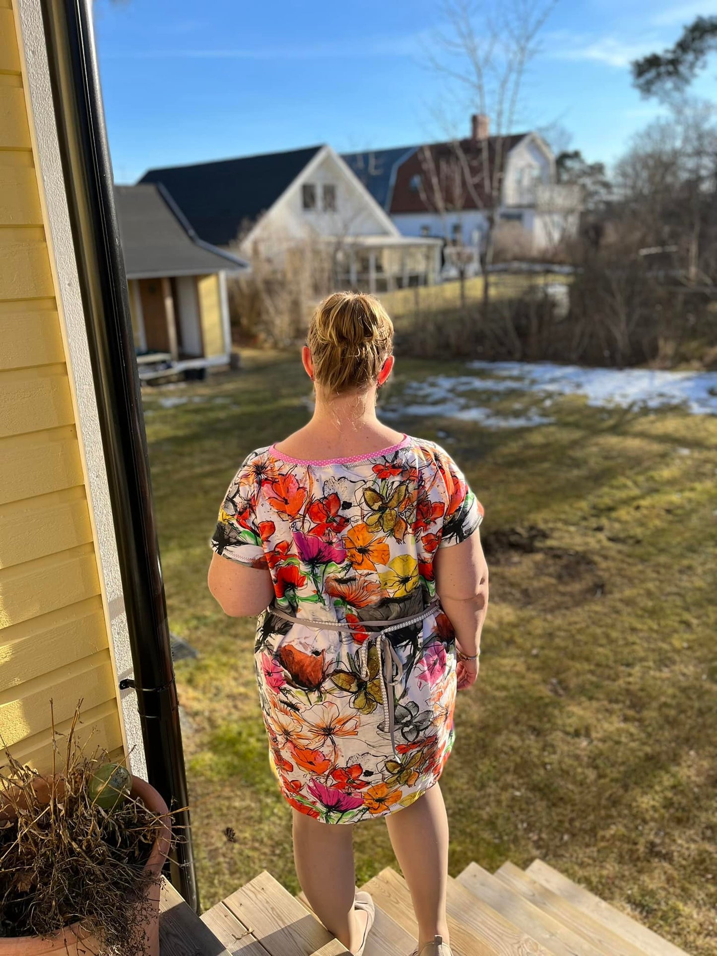 Umbrella Drink Dress Strl 34-56 PDF-mönster