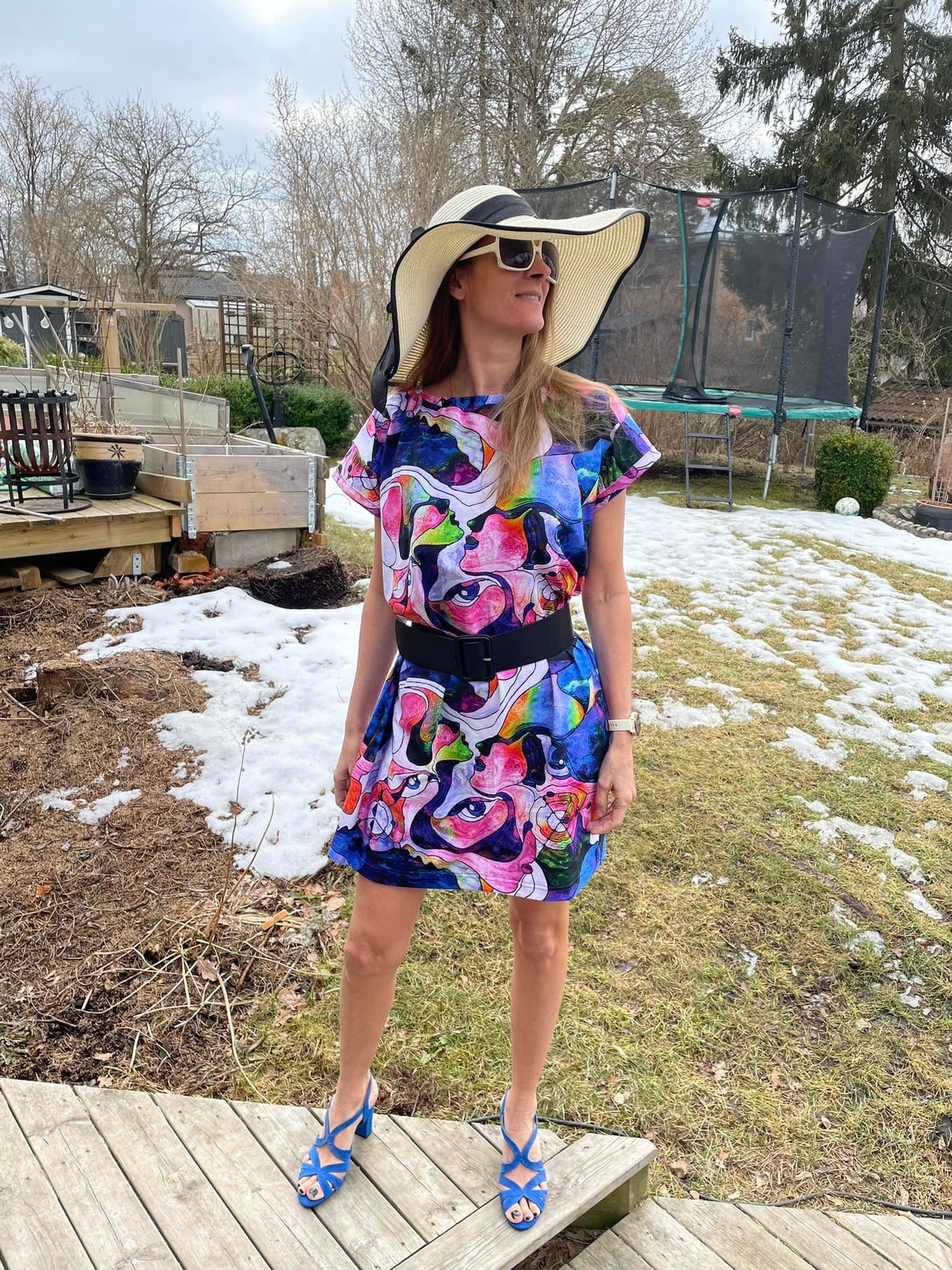 Umbrella Drink Dress Strl 34-56 PDF-mönster