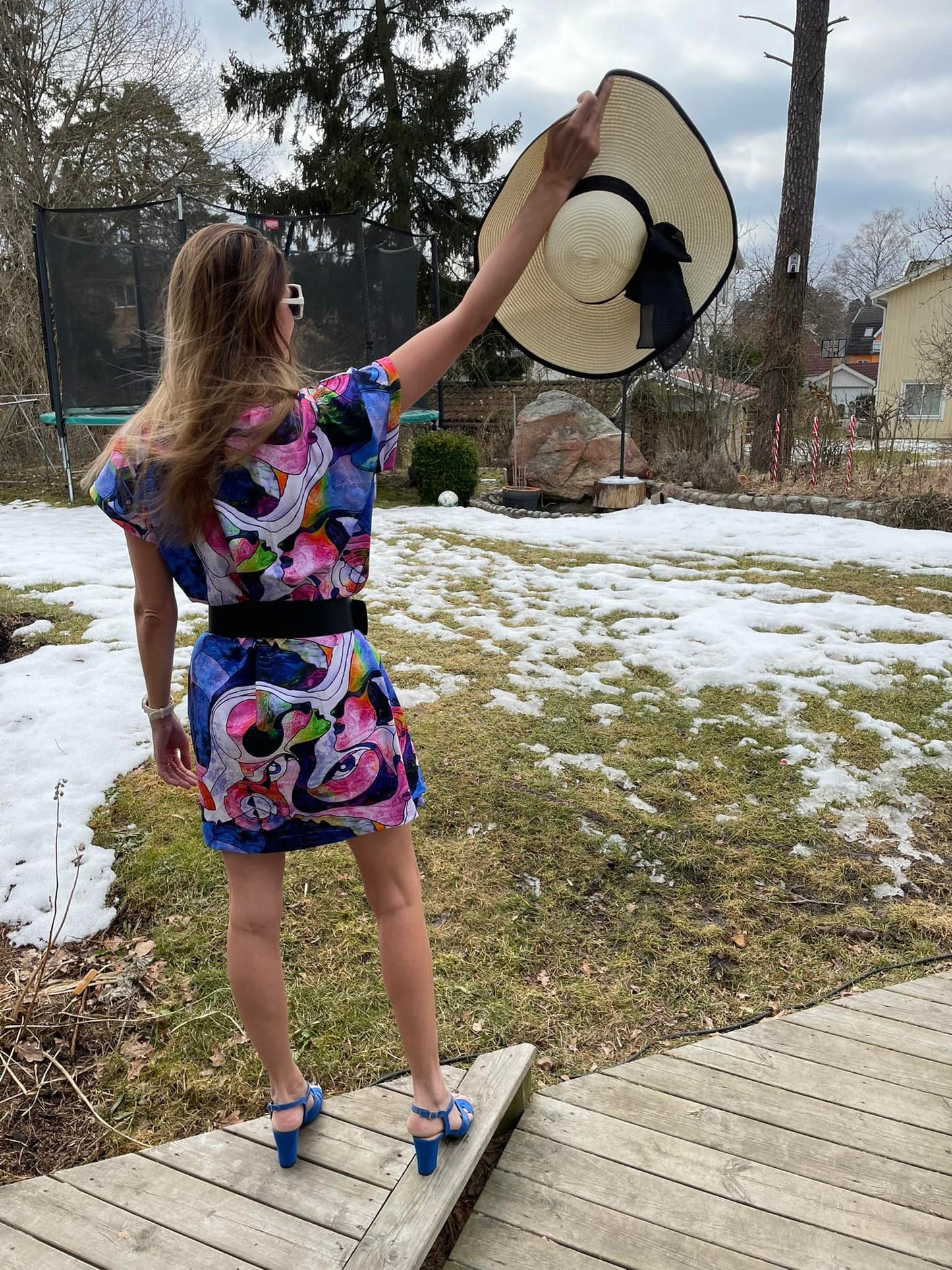 Umbrella Drink Dress Strl 34-56 PDF-mönster