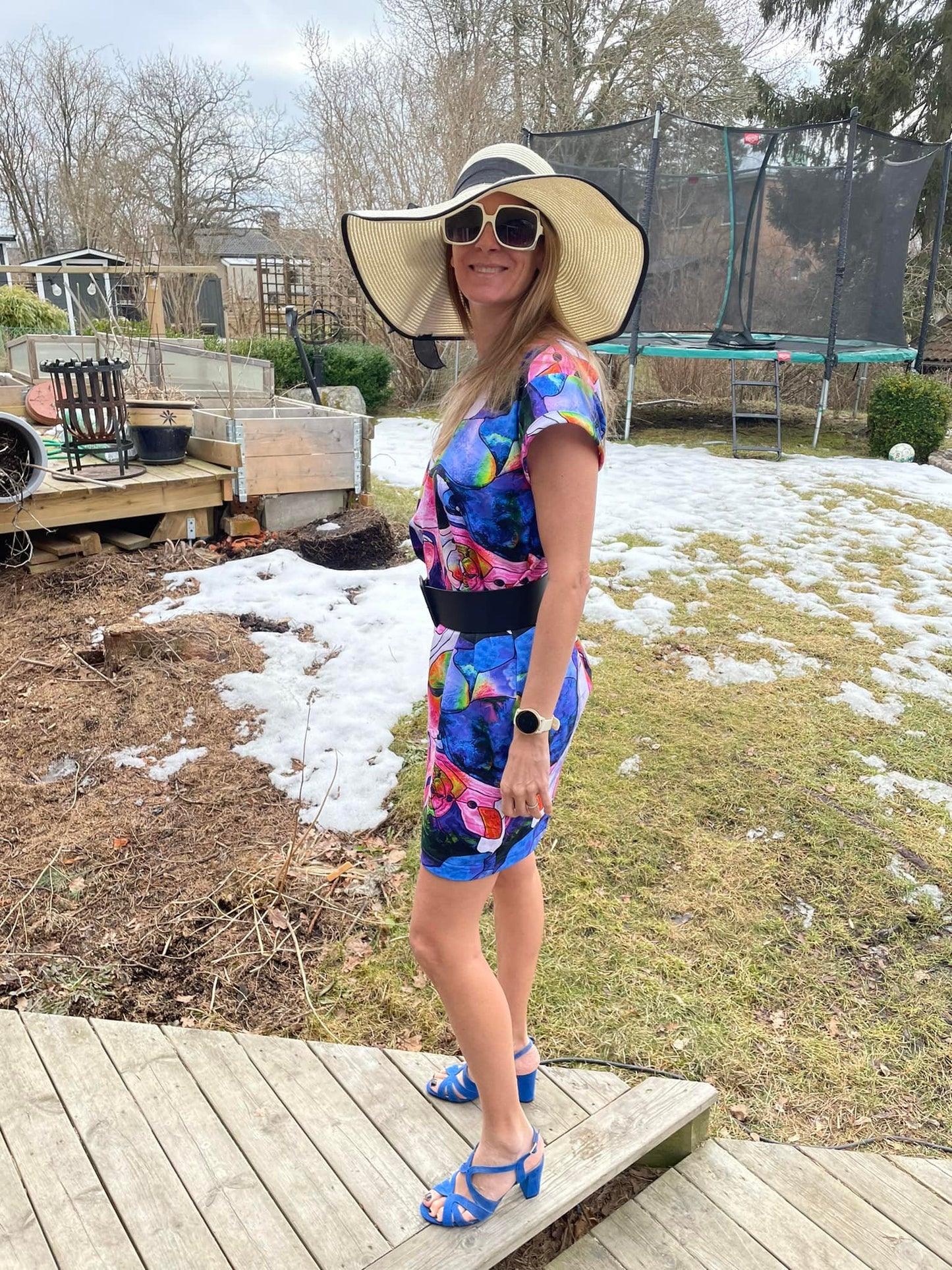 Umbrella Drink Dress Strl 34-56 PDF-mönster