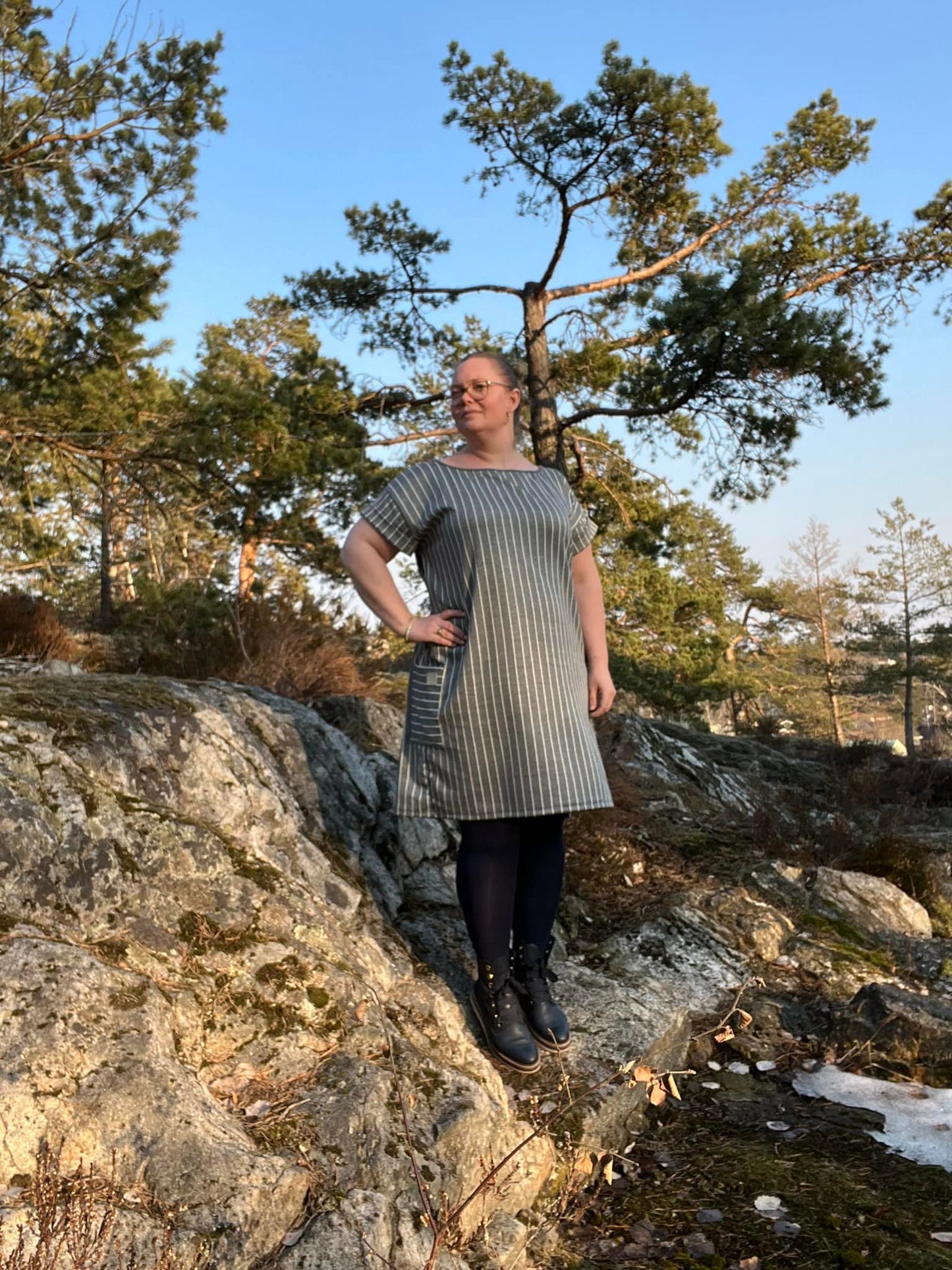 Umbrella Drink Dress Strl 34-56 PDF-mönster