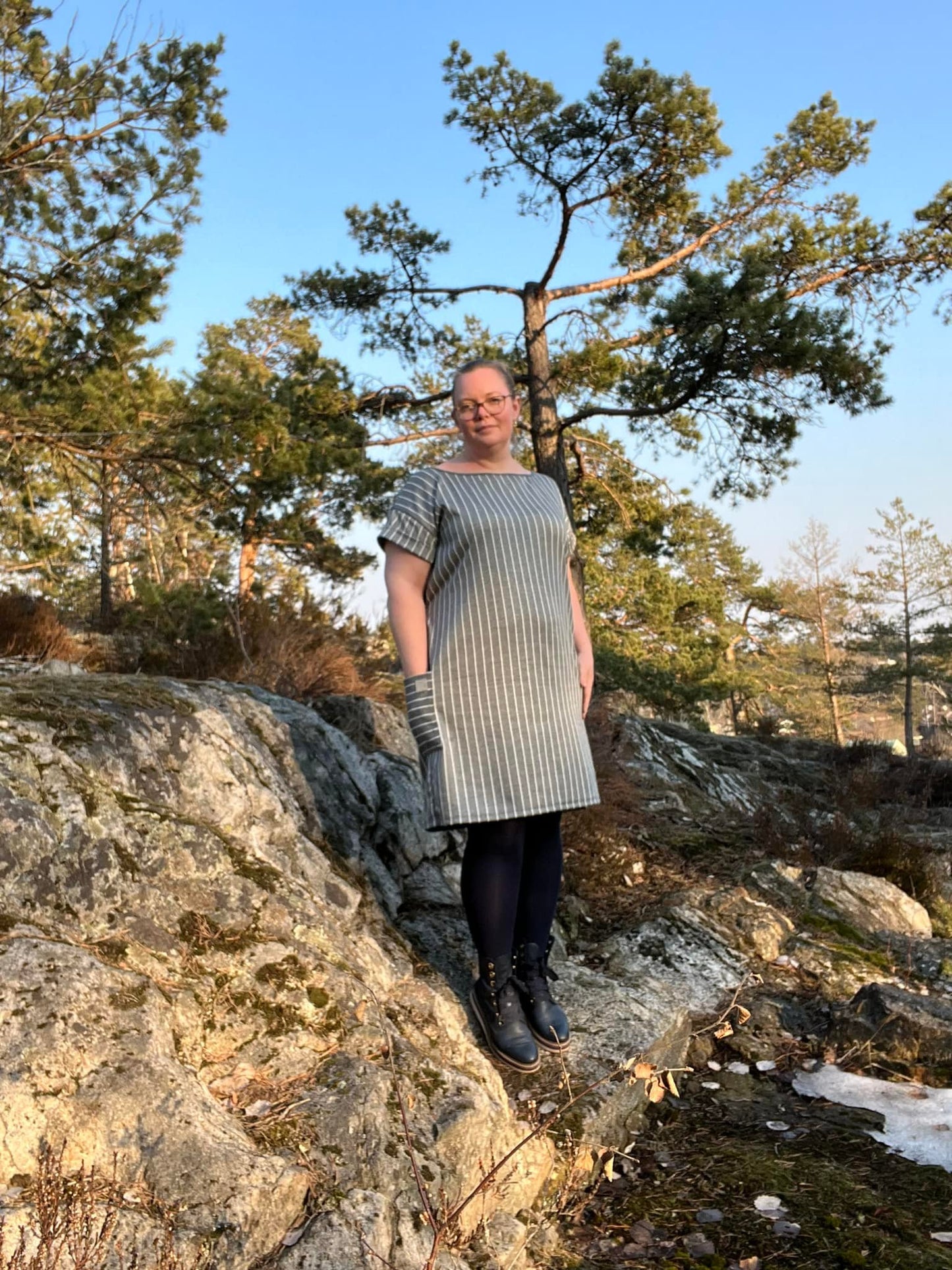 Umbrella Drink Dress Strl 34-56 PDF-mönster
