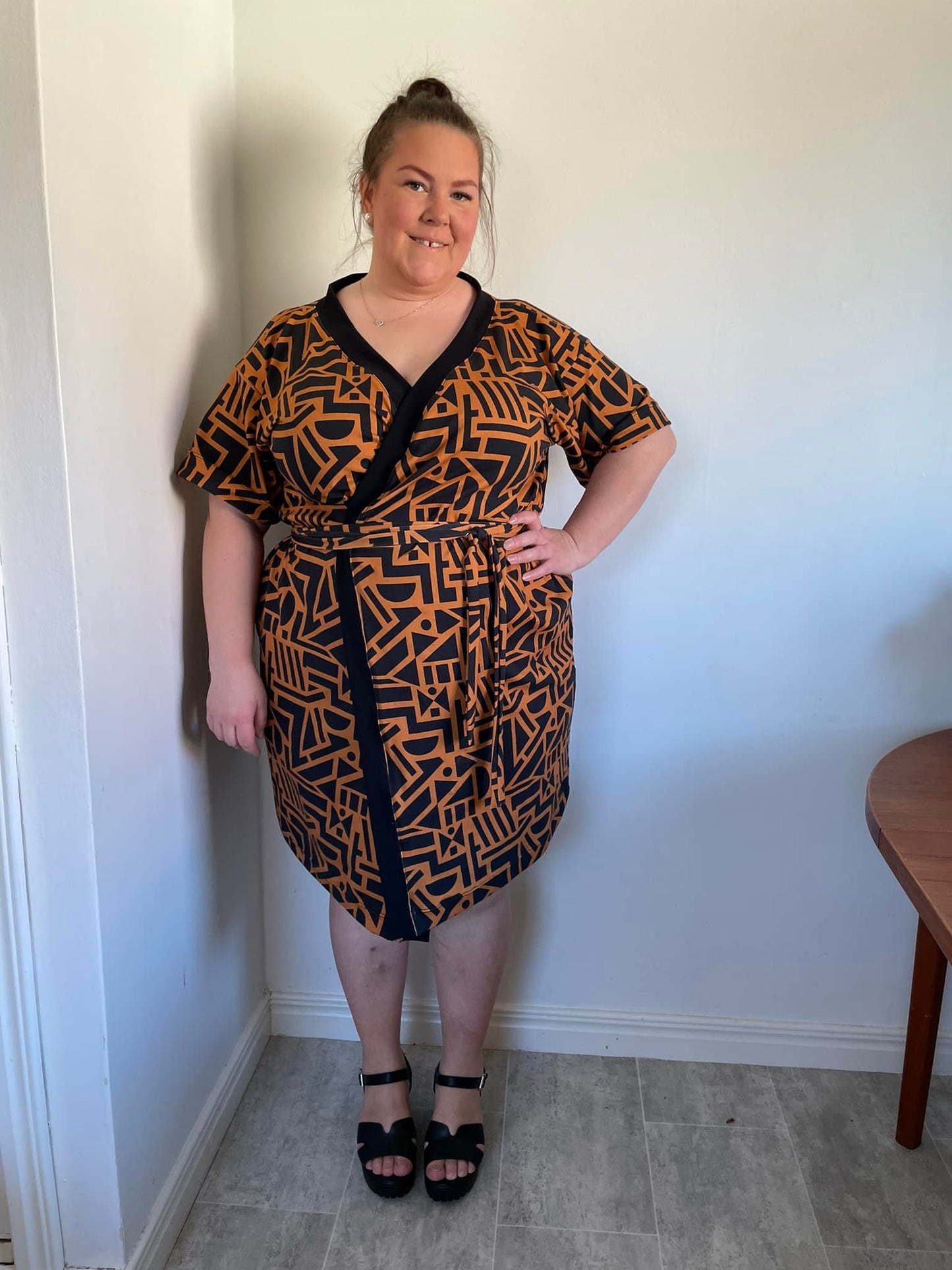 Umbrella Drink Dress Strl 34-56 PDF-mönster